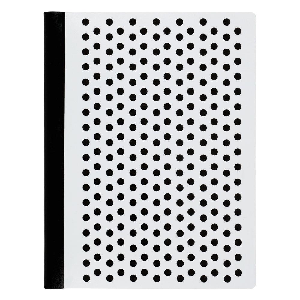 Cahier de composition ligné Oxford Punch Pop College - 9-3/4" x 7-1/2" - Noir - 80 feuilles