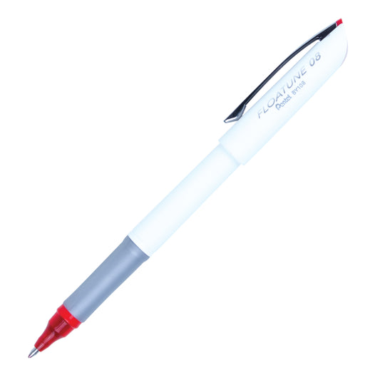 Pentel Floatune Rollerball Pen - 0.8mm - Red Ink - 12 Pack