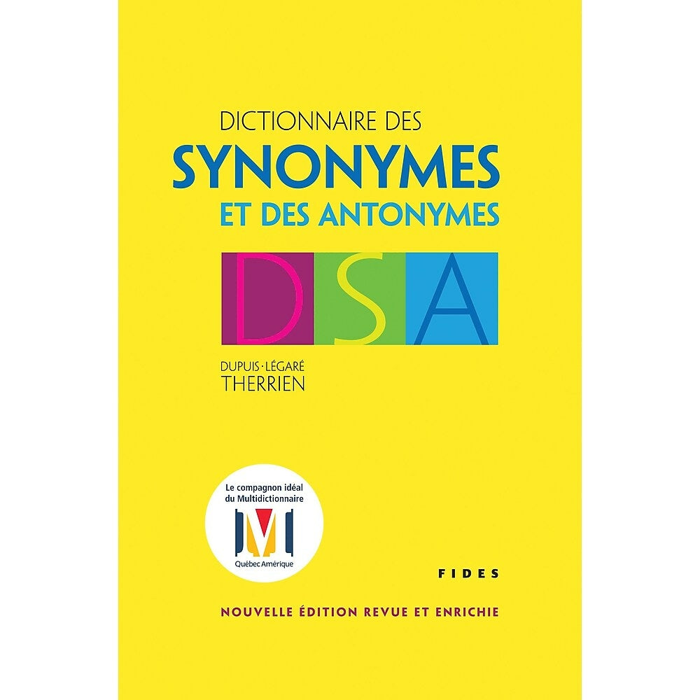 Ouvrage de référence en français - Dictionnaire Fides Des Synonymes Et Des Antonymes