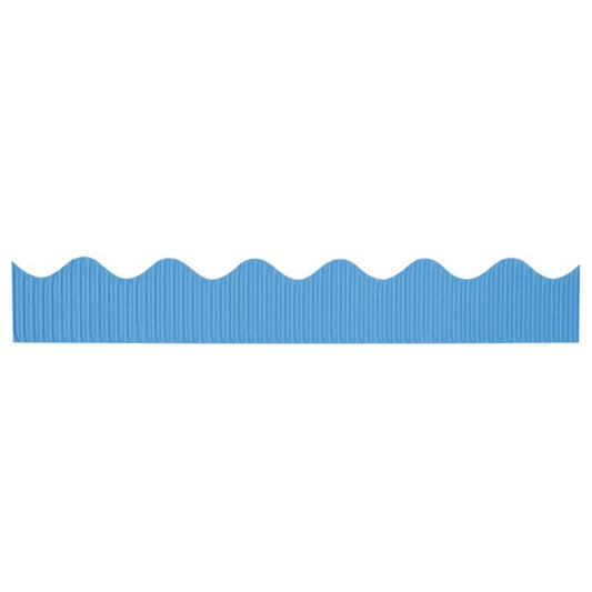 Bordette Decorative Border, Brite Blue, 5.7cm x 15.24m, 1 Roll