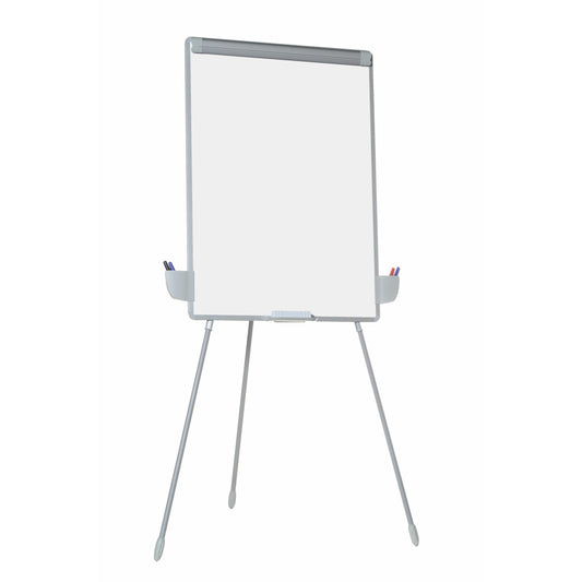 Chevalet de présentation pliable et effaçable à sec Staples avec porte-stylos - 76,2 x 107,7 cm - Cadre en aluminium