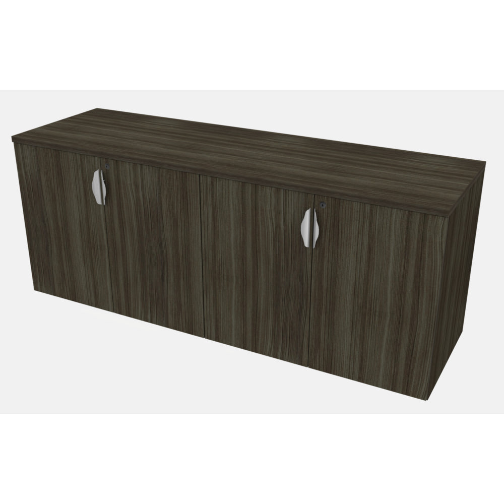 Heartwood Innovations Four Door Storage Credenza - Grey Dusk