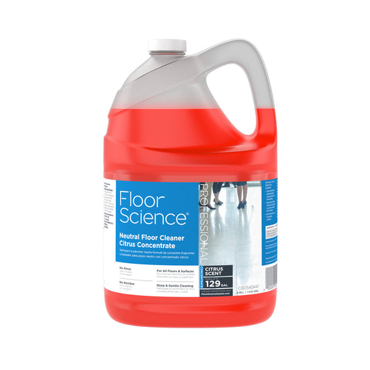 Floor Science Neutral Floor Cleaner - Citrus Concentrate - 3.78 L