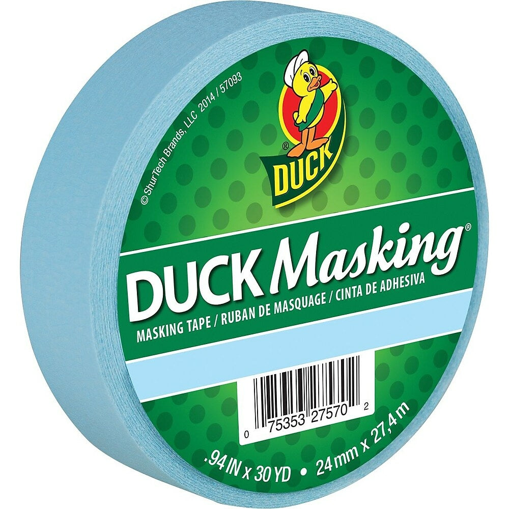 Duck Brand Colour Masking Tape, 0.94" x 30 yd., Blue