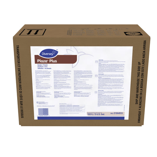 Scellant/fini pour surfaces dures Diversey PlazaTM/MC Plus 5 gal - Blanc