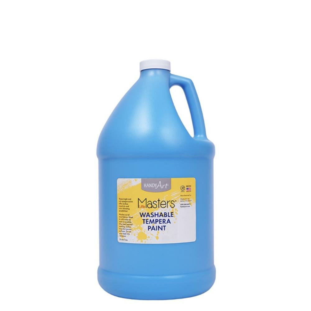 Peinture à la détrempe lavable Handy Art Little Masters. 3,78 litres. Bleu clair.