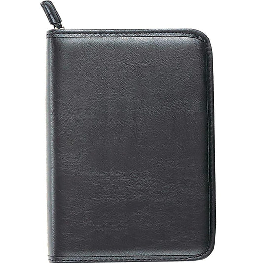 Agenda journalier rechargeable en vinyle Fresno non daté Day-Timer - Noir - Bureau - 5-1/2" x 8-1/2" - Bilingue