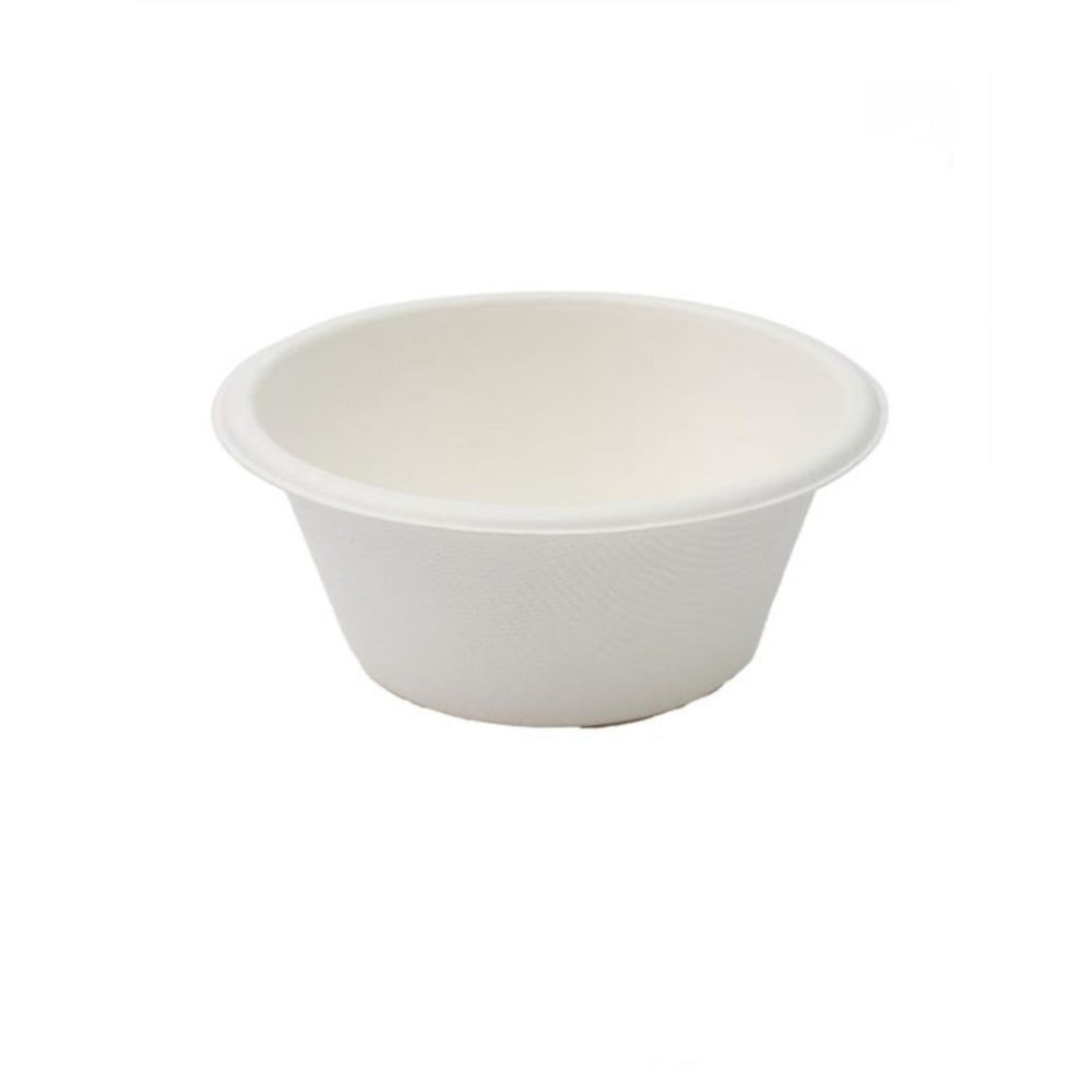 Eco-Packaging Compostable Sugarcane Bowls - 8 oz - 1000 Pack