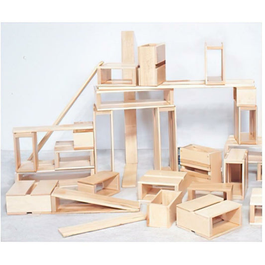 Stock Wooden Toys Maple Hollow Block Set, 40/Set