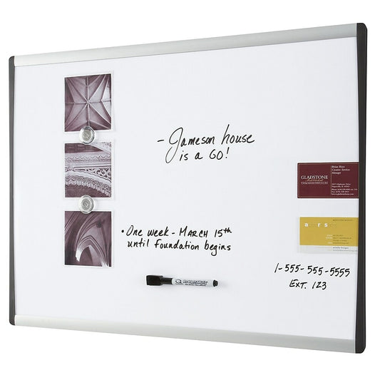 Staples Arc Frame Magnetic Dry Erase Board, 18" x 24"