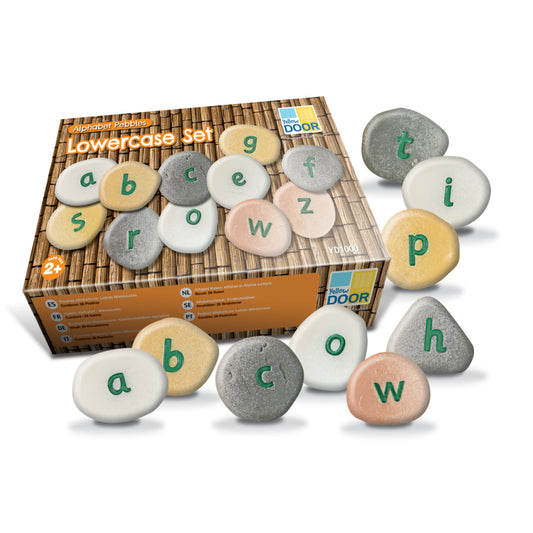 Yellow Door Lowercase Alphabet Pebbles