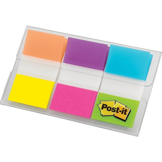 Drapeaux Post-it, 2,5 cm, lueur électrique, paquet de 60