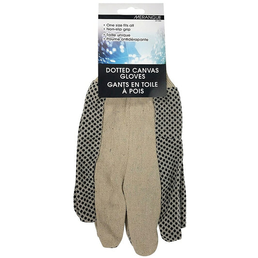 Meringue Canvas Dot Gloves