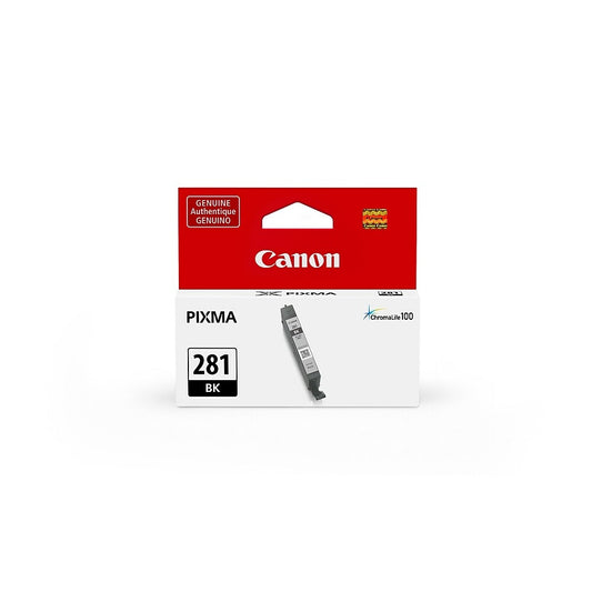 Canon CLI-281 BK Black Ink Tank, Standard Yield (2091C001)