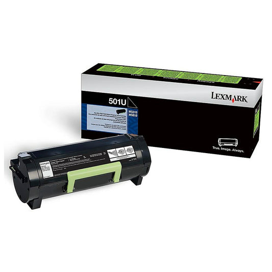 Cartouche de toner noir Lexmark 50F1U00 à retourner - Très haut rendement (50F1U00)