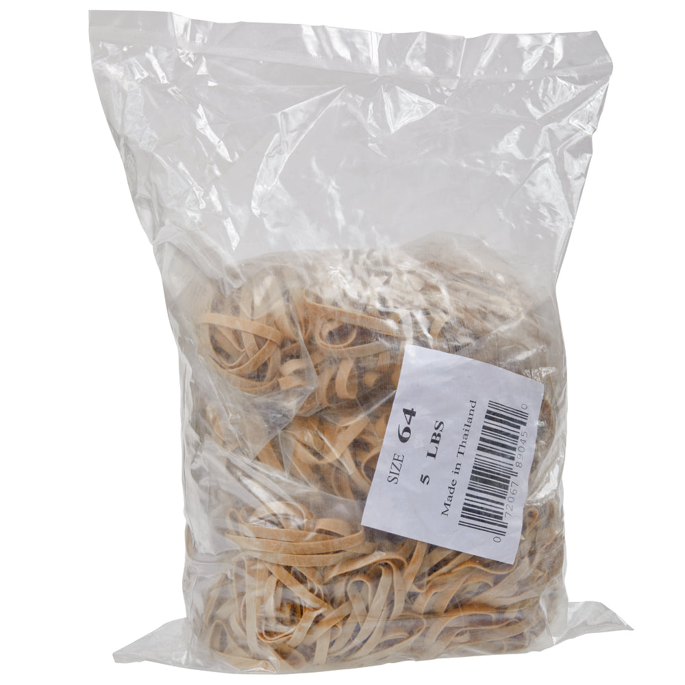 Dixon Rubber Bands - #64 - 1/4" x 3 1/2" - 5 lb. Bag