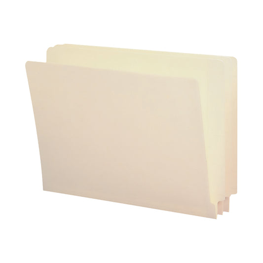 Chemises en papier manille Smead Shelf-Master à onglet renforcé - Format lettre - 11 pt - Expansion 3/4 po - Paquet de 100