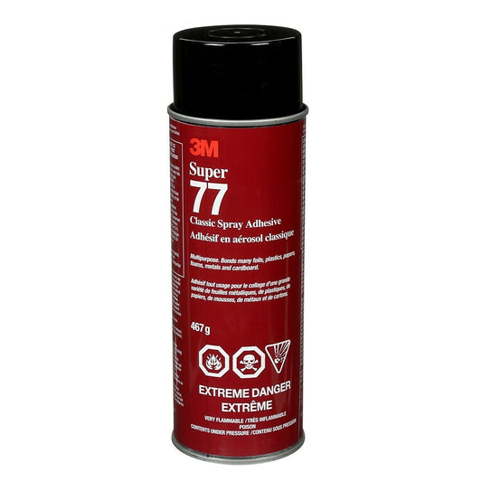Adhésif en aérosol 3M Super 77, 16,4 oz.