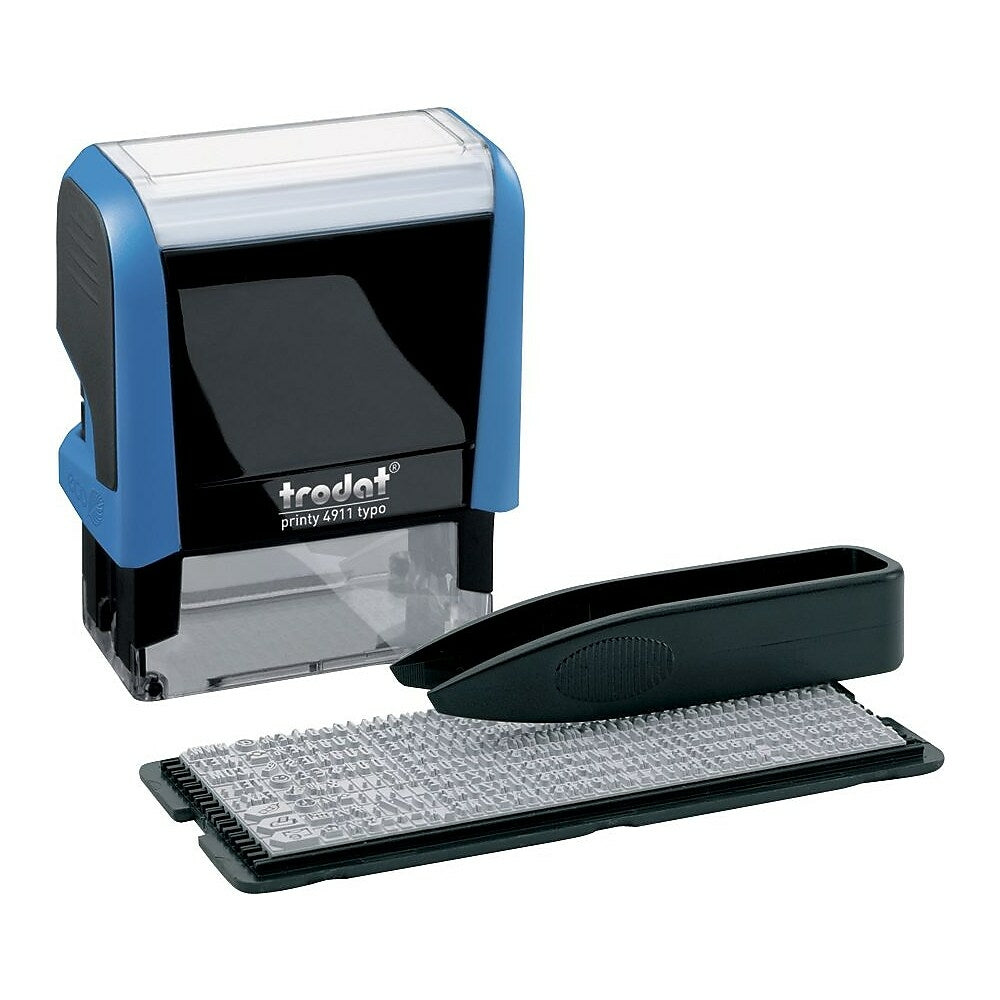 Trodat Do-It-Yourself Printy 4911 Climate-Neutral Self-Inking Stamping Kit, 3-Line