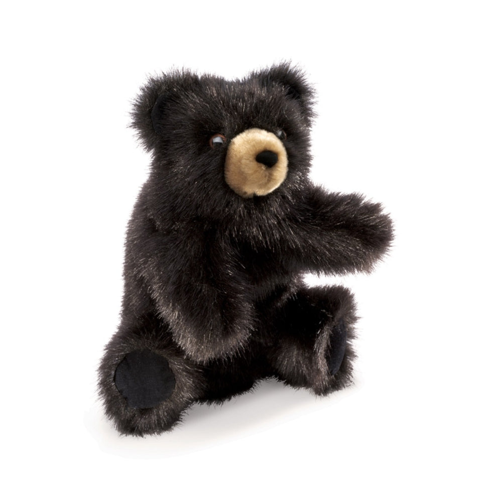 Marionnette bébé ours noir Folkmanis