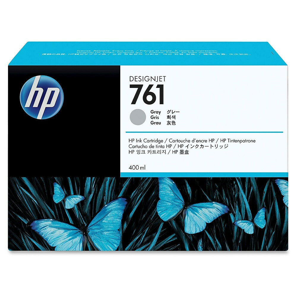 HP 761 Ink Cartridge - Inkjet - OEM - Gray - (CM995A)