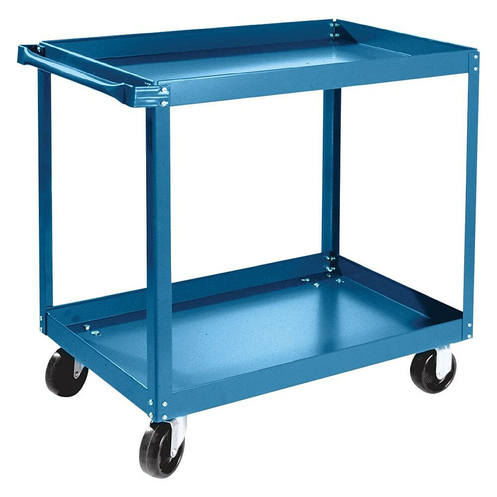 Chariots à étagères démontables Kleton, 2 étagères, roulettes en polyoléfine de 5 po, 24 po l. x 36 po P. x 36 po H.