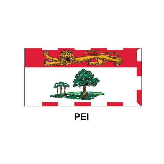Drapeau Flying Colours de l'Île-du-Prince-Édouard - 91 cm (l) x 183 cm (L)