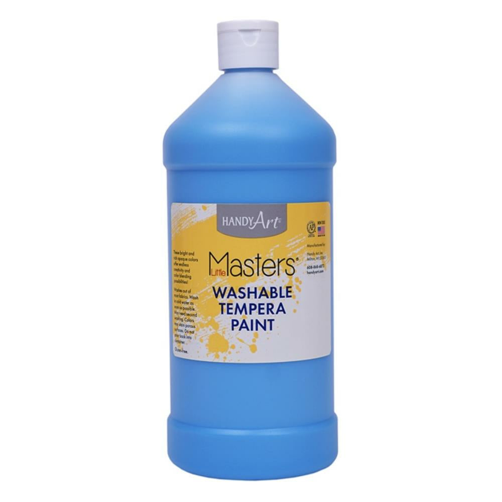 Peinture à la détrempe lavable Handy Art Little Masters. 946 ml. Bleu clair.