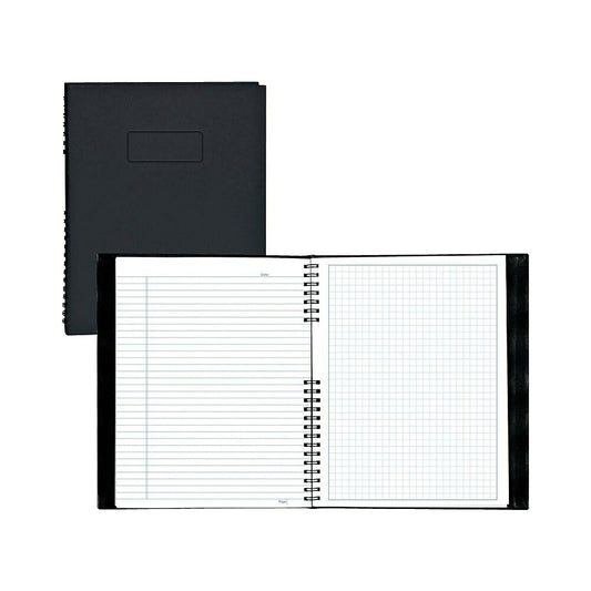 Carnet Blueline NotePro, 9-1/4" x 7-1/4", noir, 192 pages, multi-lignes