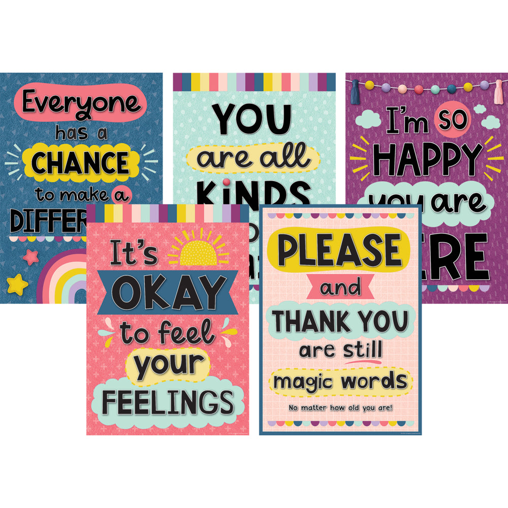 Ressources créées par l'enseignant Ensemble d'affiches positives « Oh Happy Day »