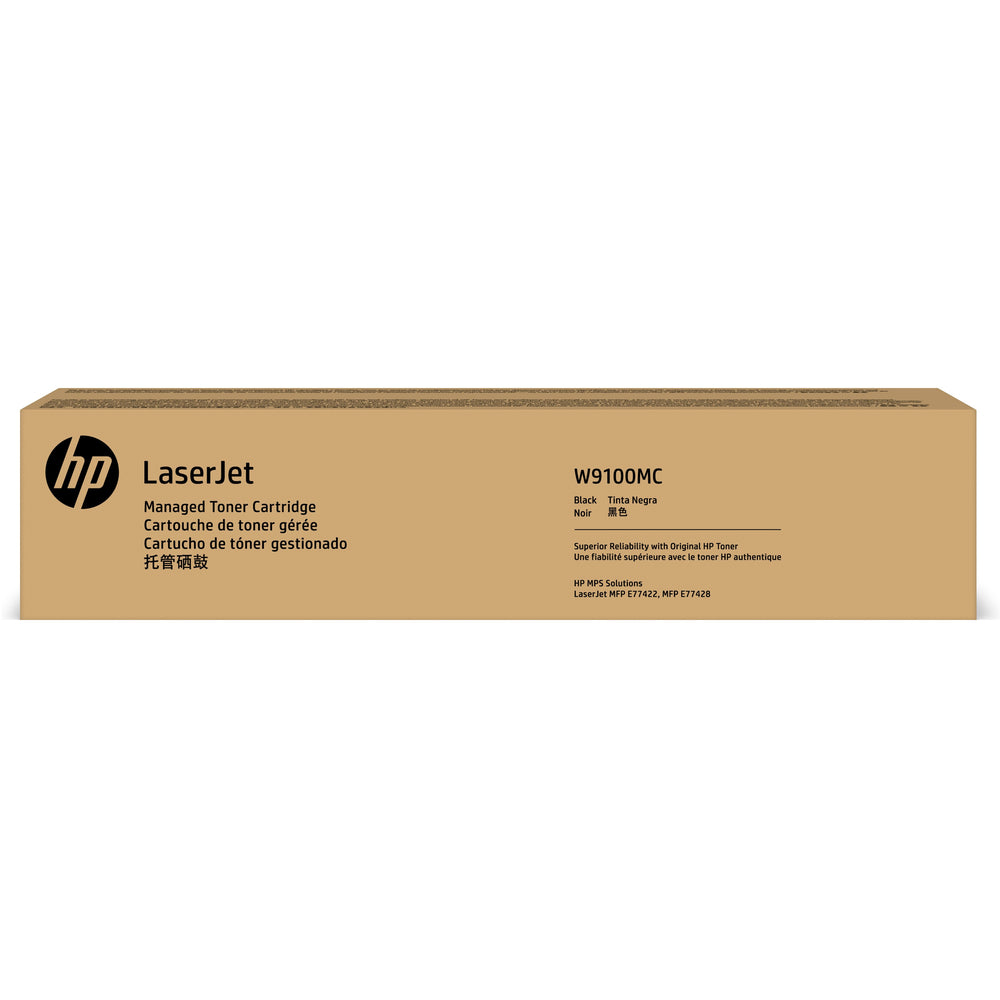 HP Black Original Managed LaserJet Toner Cartridge (W9100MC)