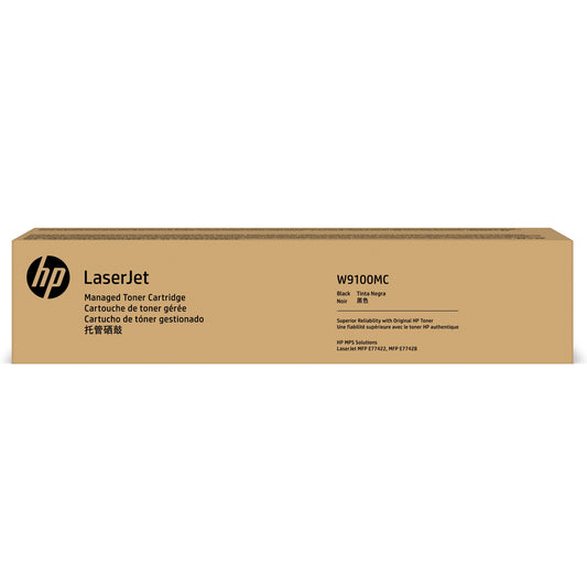 HP Black Original Managed LaserJet Toner Cartridge (W9100MC)