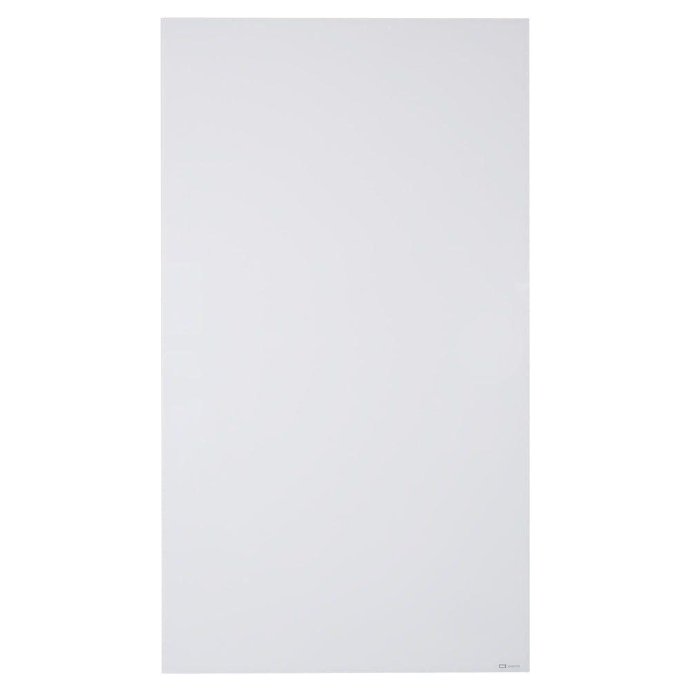 Tableau magnétique effaçable à sec Quartet InvisaMount en verre - 48" x 85" - Vertical - Surface blanche - Sans cadre