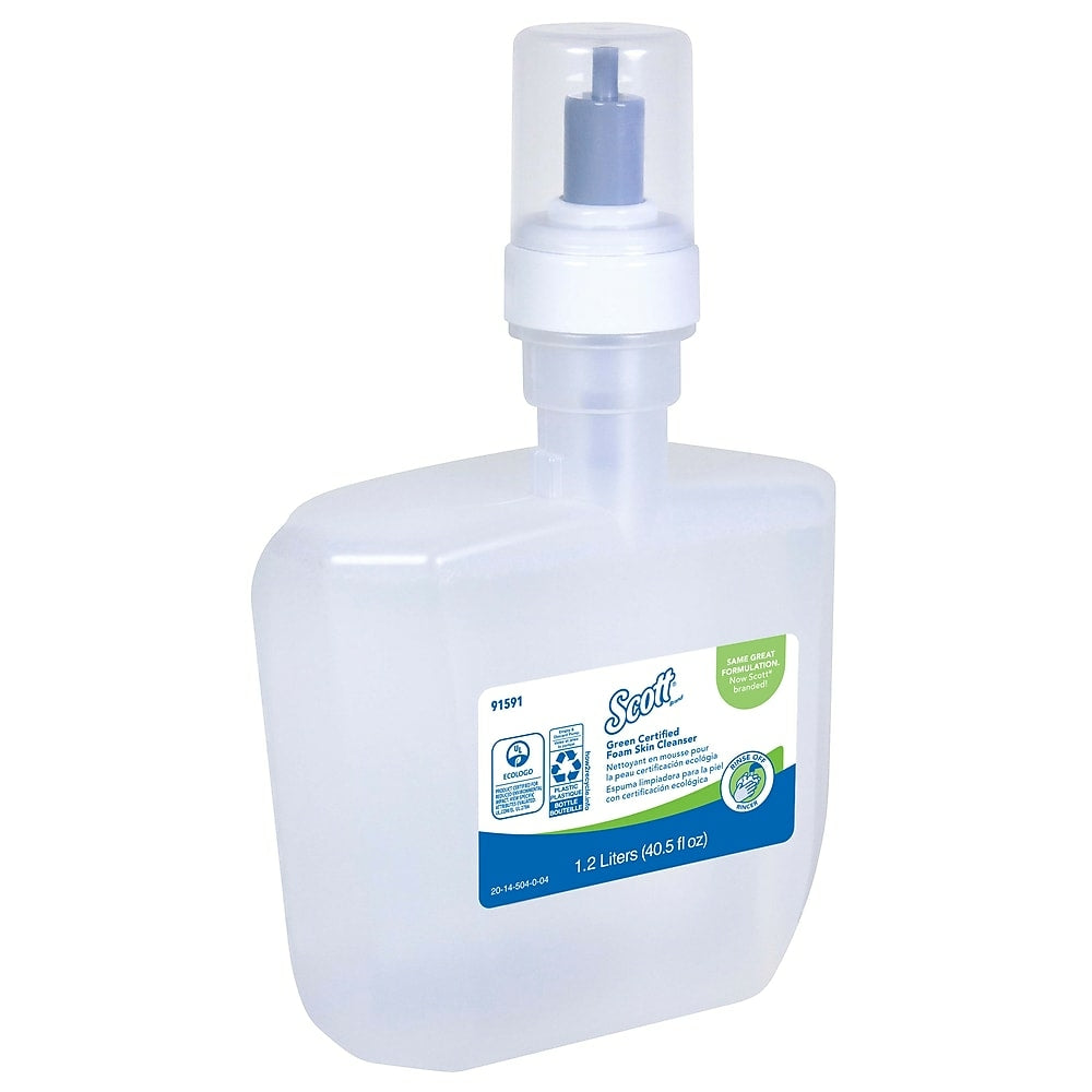 Savon moussant pour les mains Scott Essential Green Certified, non parfumé, transparent