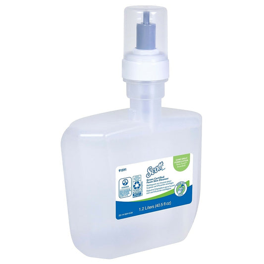 Scott Essential Green Certified Foaming Hand Soap, Unscented, Clear