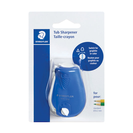 Staedtler Norica 1-Hole Adjustable Sharpener - Blue - 1 Pack