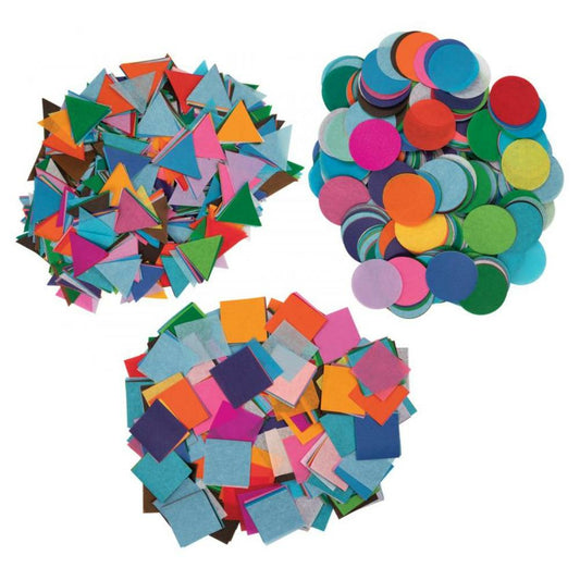 Spectra Bleeding Tissue Shapes 25 Assorted Colors, Sizes and Shapes, 500/pkg.