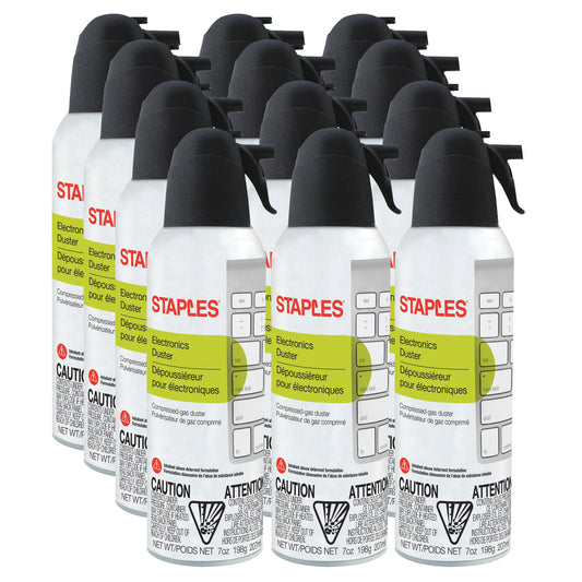 Plumeaux électroniques Staples - 283 g - Paquet de 12