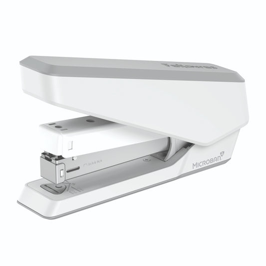 Fellowes LX850 Full Strip EasyPress Antimicrobial Stapler - White