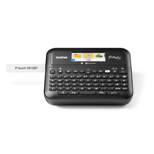 Étiqueteuse professionnelle Brother P-touch PT-D610BT avec connectivité Bluetooth