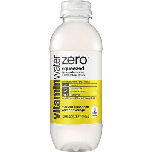 Nestle Glaceau Lemon Vitamin Water Focus - 591ml - 12 Pack
