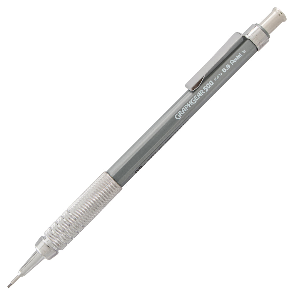 Pentel GraphGear 500 Mechanical Pencil - 0.9mm - Grey Barrel
