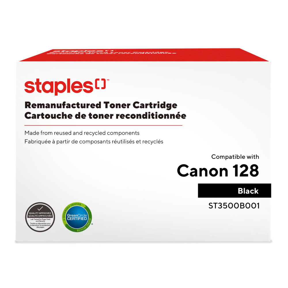 Cartouche de toner reconditionnée TRU RED Canon 128 - Rendement standard - Noir