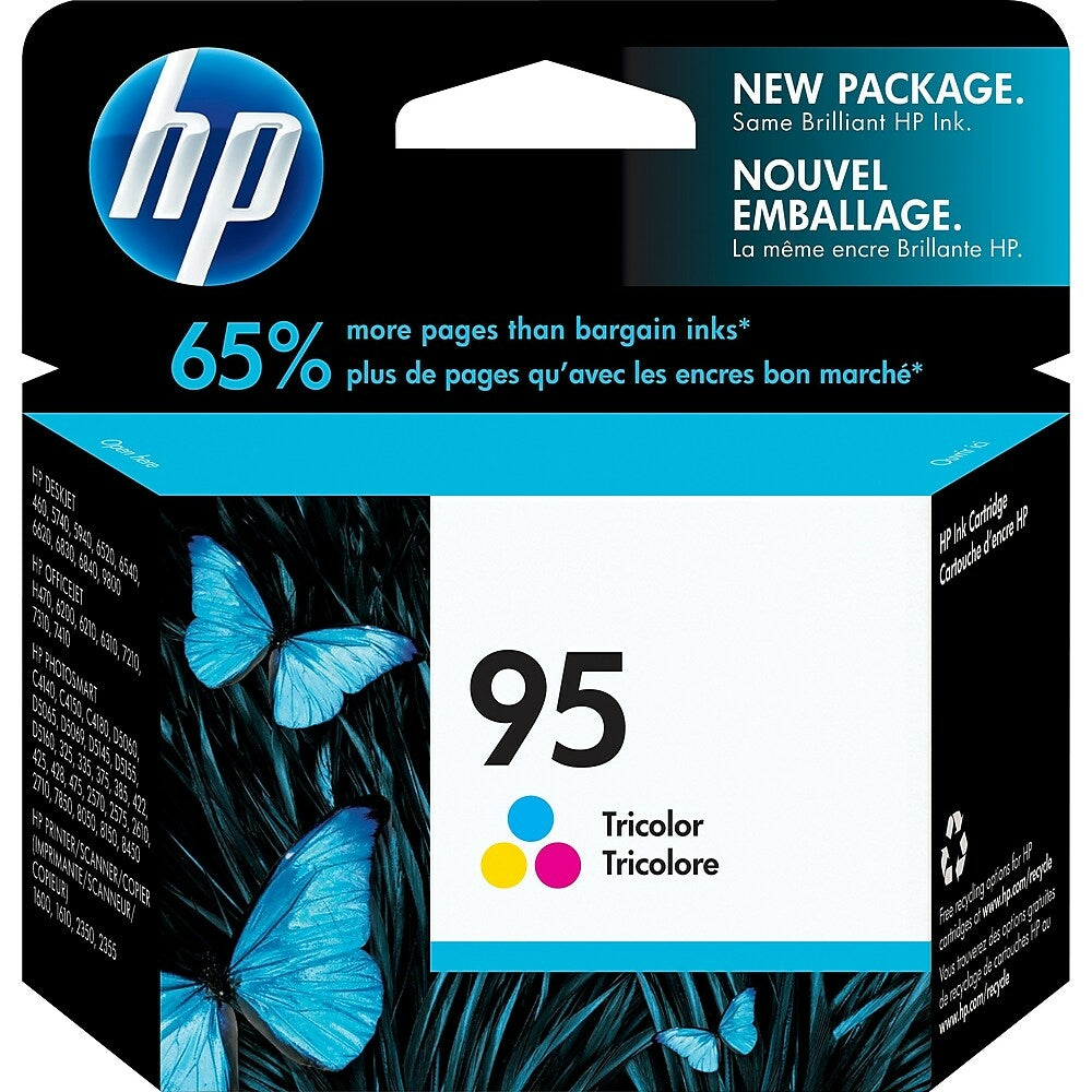 Cartouche d'encre tricolore HP 95 d'origine (C8766WN)