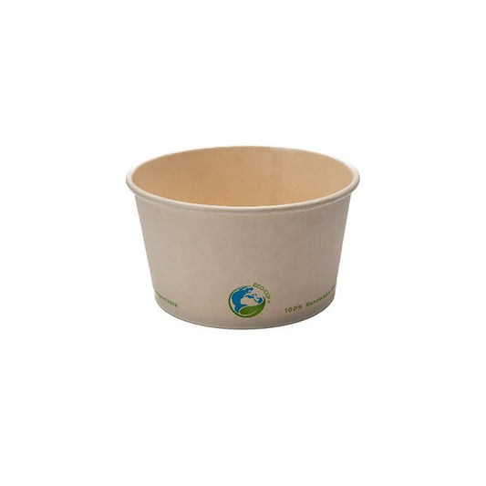 Eco-Packaging Bamboo Fibre Soup Cup - Compostable - 12 oz. - 500 Pack