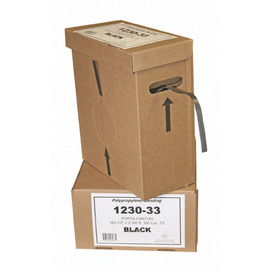 Kit de cerclage en polyéthylène SPC avec boucles en polyéthylène – 1/2" x 3300' – Paquet de 24