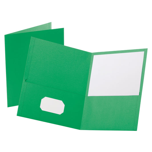 Portefeuille Oxford 2 poches - Vert