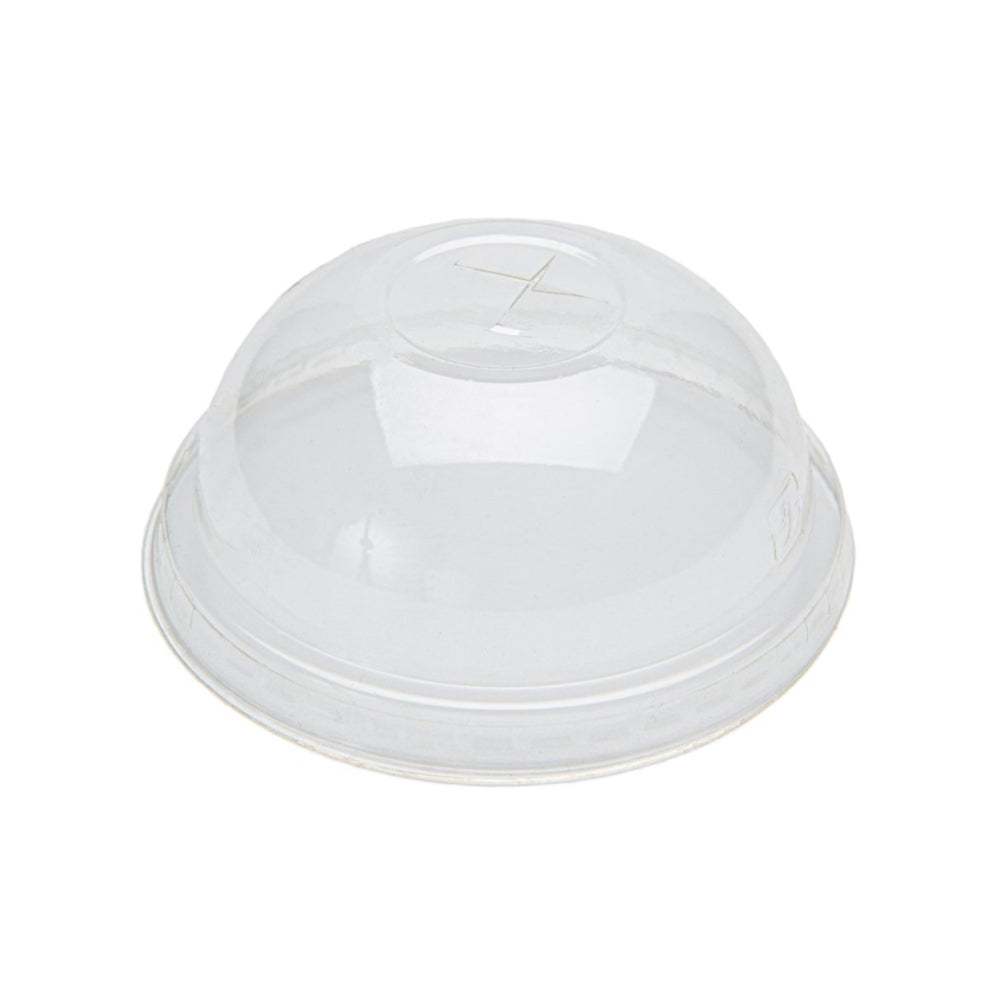 Couvercles dôme compostables Eco-Packaging pour gobelets EP-CC5, CC7, CC9 - Paquet de 1 000