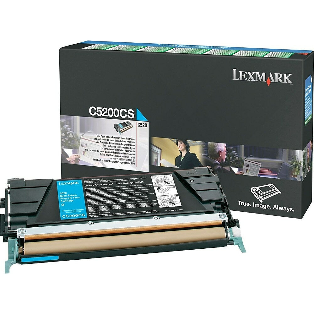 Lexmark C5200CS Cyan Toner Cartridge (C5200CS)