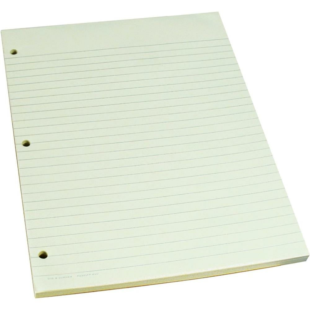 Blocs de papier vert Supreme 11" ligné vert, 5 blocs/paquet